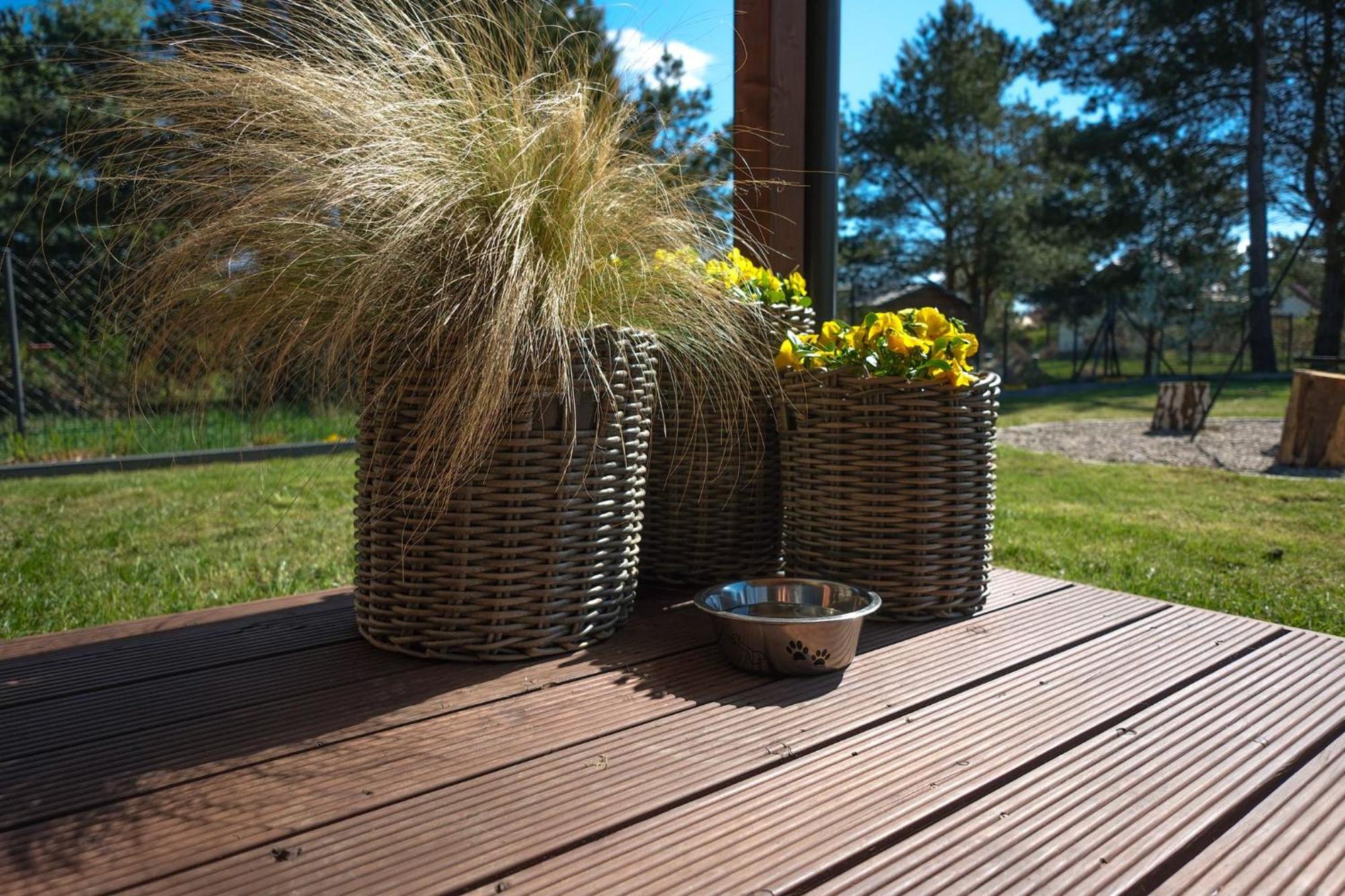 Westfalowachatka Domek Z Jacuzzi Sasino Exterior foto